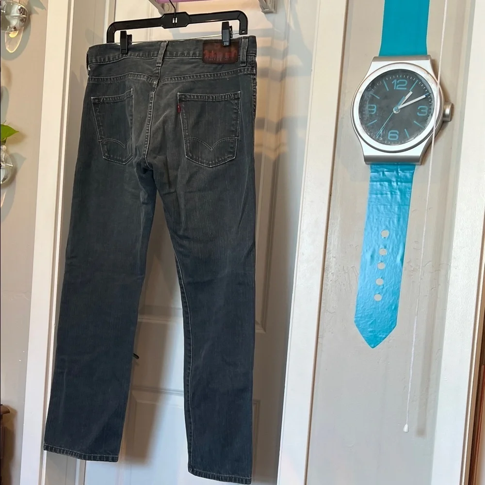 Levi's red Charcoal Denim Pants